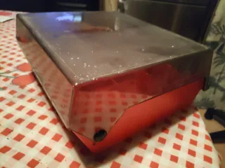 Organizador Cajas Disquetes Original Rojo