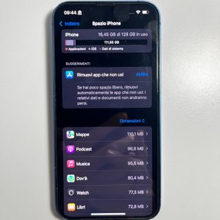 IPHONE 13 128GB BLU APPLE + 3 COVER INCLUSE