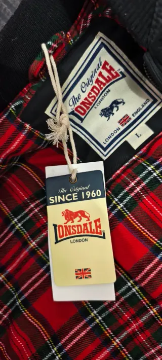Chaqueta Lonsdale Negra Talla L