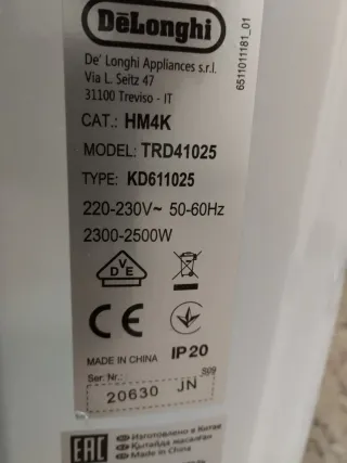 Calentador Aceite Delonghi TRD41025