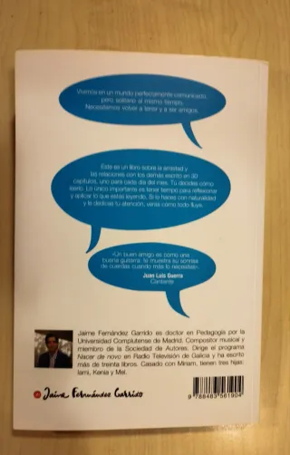 Libro : Treinta pasos hacia la amistad.