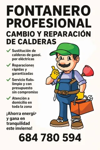 Cambio y reparación de calderas