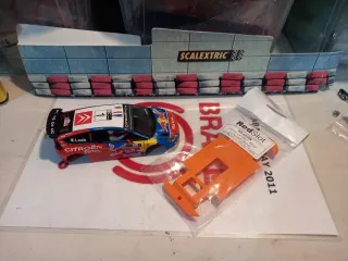 Carrocería y chasis Citroën C4 Scalextric