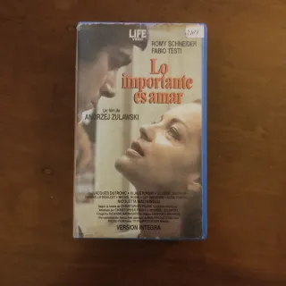 Casete VHS Lo importante es amar