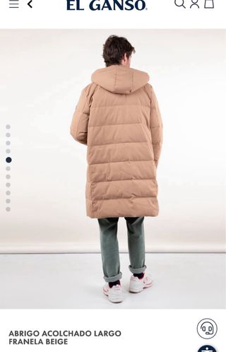 Abrigo El Ganso Beige Hombre