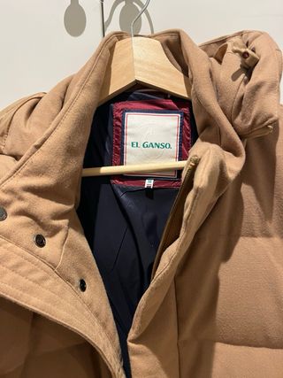 Abrigo El Ganso Beige Hombre