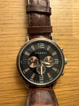 Reloj Viceroy Cronógrafo Acero Marrón