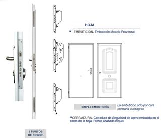 PUERTA METÁLICA PROVENZAL BLANCA