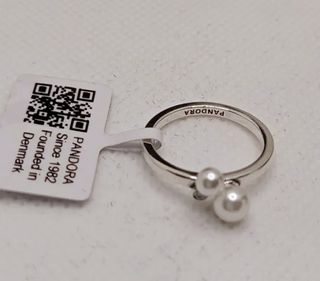 Anillo PANDORA Plata de Ley con Perla