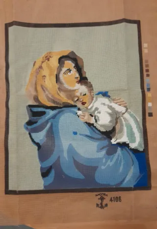 Kit Mezzopunto Ancora Madonna con Bambino