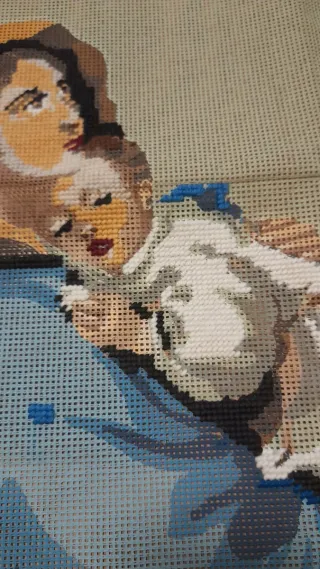 Kit Mezzopunto Ancora Madonna con Bambino