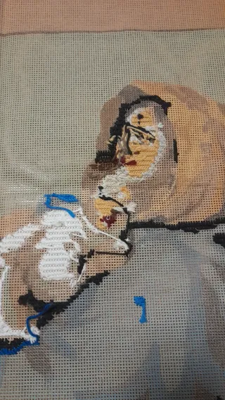 Kit Mezzopunto Ancora Madonna con Bambino