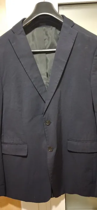 Chaqueta americana Zara Talla 54 XL Azul