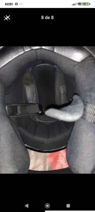 Capacete Shark Preto e Branco tamanho S.