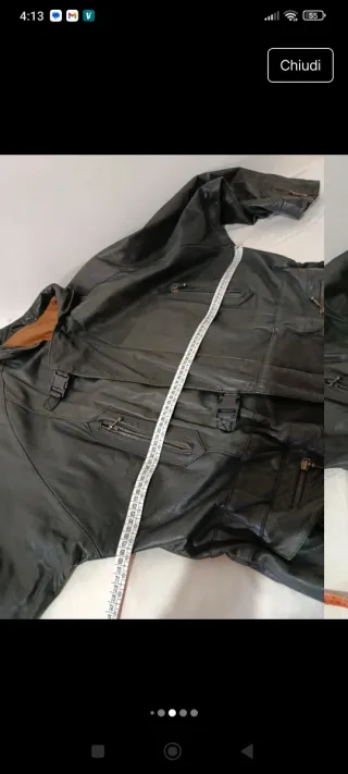 Cappotto Vera Pelle Nero