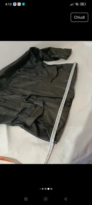 Cappotto Vera Pelle Nero