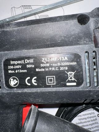 Taladro Eléctrico 500W