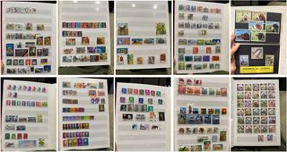 3 Raccoglitori Francobolli Vintage