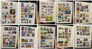 3 Raccoglitori Francobolli Vintage