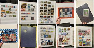 3 Raccoglitori Francobolli Vintage