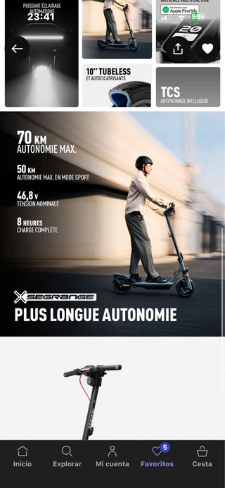 Patinete eléctrico Segway F3E