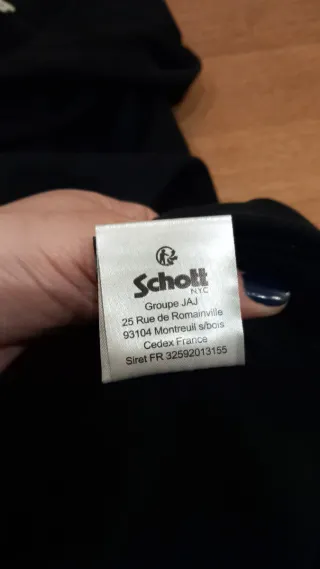 Felpa Schott N.Y.C. Nera Taglia L