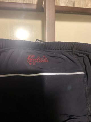 Culotte Ciclismo Chica Negro/Rojo