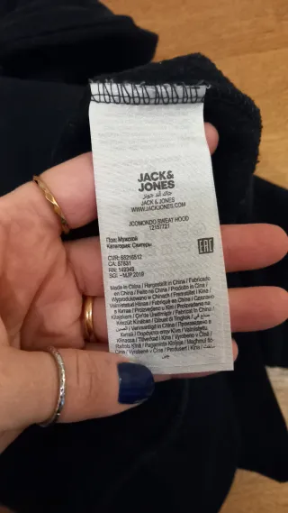 Felpa Jack & Jones blu taglia L