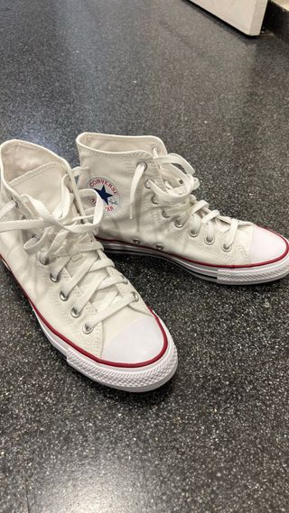 Converse altas blancas talla 39.5