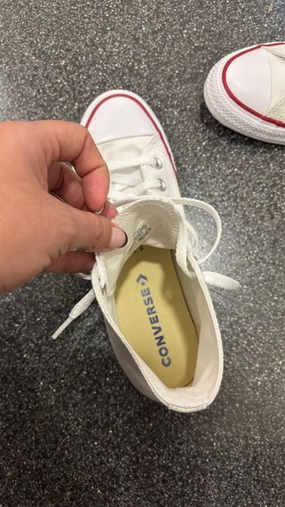 Converse altas blancas talla 39.5