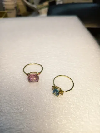 Anillos Joyería Cubana 10k Oro y Piedras