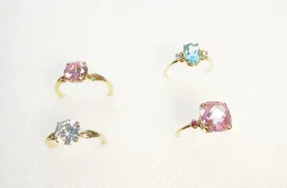 Anillos Joyería Cubana 10k Oro y Piedras