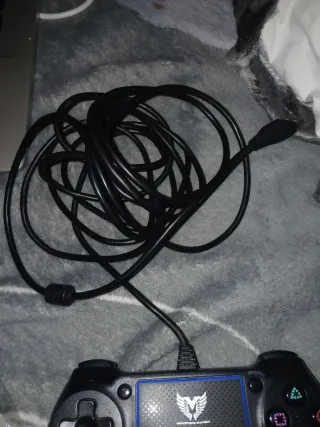 Mando PS4 MOVISTICK GAMER Cable Azul