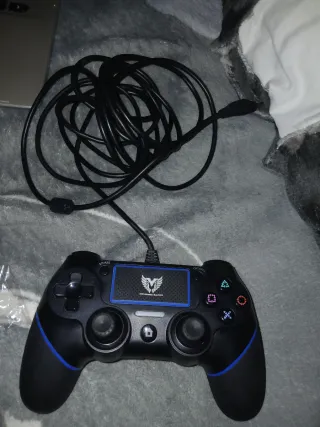 Mando PS4 MOVISTICK GAMER Cable Azul