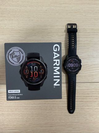 Garmin Fenix 8 43mm Negro AMOLED Zafiro