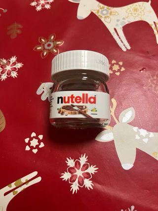 Barattolino di vetro Nutella
