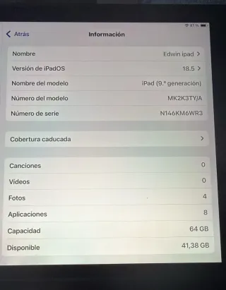 iPad 9ª Gen Wifi Gris