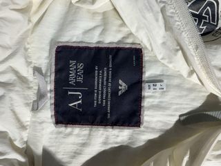 Giacca / Giubbotto Armani Jeans – Bianco Panna