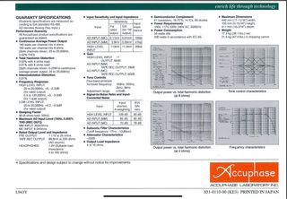 Amplificador Accuphase E-207 Plata