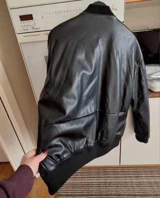 Giacca Bomber Finta Pelle Uomo XL