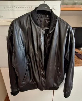Giacca Bomber Finta Pelle Uomo XL