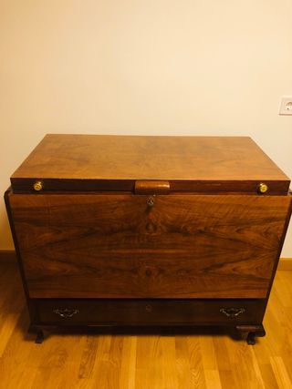 Cofre grande antiguo madera