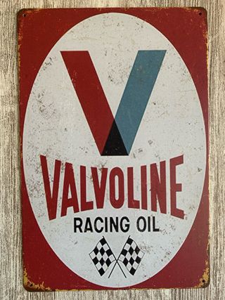Cartel Valvoline Racing Oil Vintage