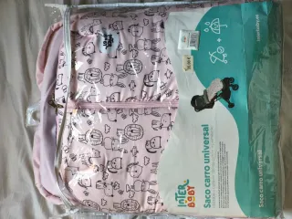 Saco Carro Universal Interbaby Rosa Animales