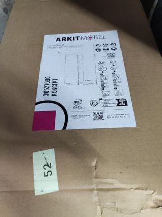 ARKITMOBEL Mueble Auxiliar Baño 1 Puerta 305270BO