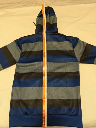 Felpa Burton con zip intera e cappuccio.