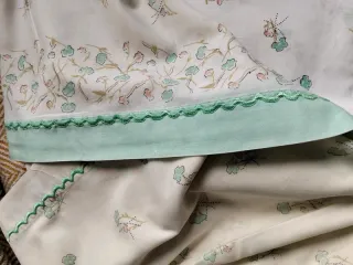 Sábana y funda almohada vintage 70/80s