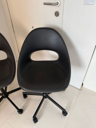 1 Silla Oficina IKEA ELDBERGET Negra Giratoria