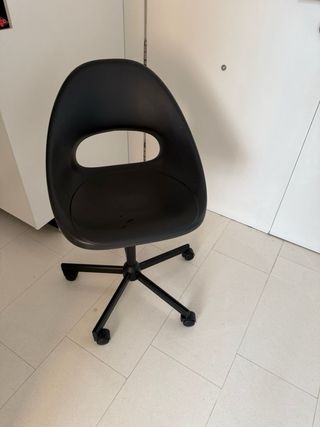 1 Silla Oficina IKEA ELDBERGET Negra Giratoria