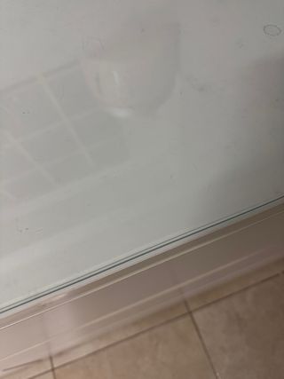 Mueble cajonera cristal beige